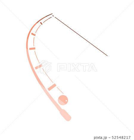 Icon Of Curved Fishing Tackle 52548217
