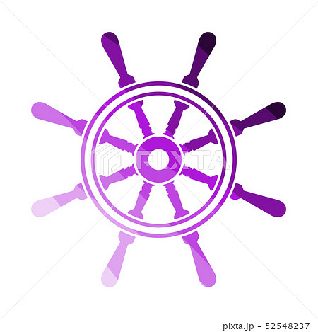 Icon Of Steering Wheel 52548237