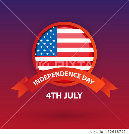 4th of July, United States independence card 4th of July, United States independence card 52618795