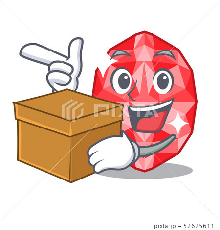 With box ruby gems isolated with the character 52625611