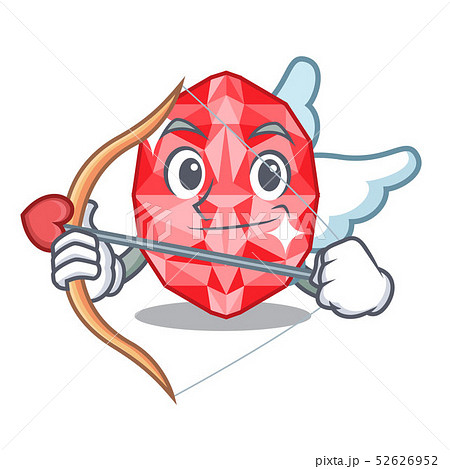 Cupid ruby gems in a cartoon box Cupid ruby gems in a cartoon box 52626952