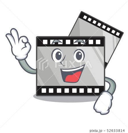 Okay film stirep in the characater shape 52633814