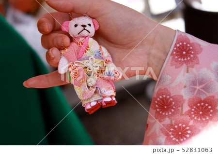 着物柄のクマさん 52831063
