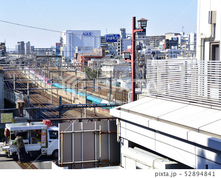 山手線、日暮里駅の風景 52894841