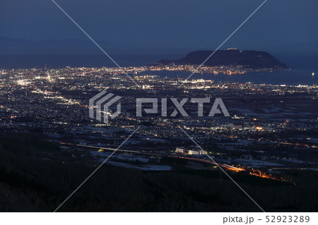 函館裏夜景 城岱牧場からの眺め 函館裏夜景 城岱牧場からの眺め 52923289