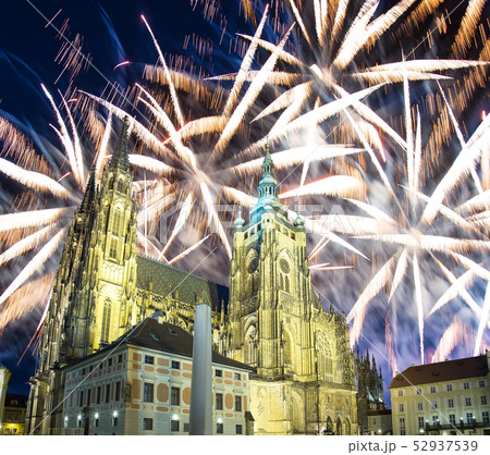 St. Vitus Cathedral.Prague,Czech Republic 52937539