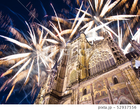 St. Vitus Cathedral.Prague,Czech Republic 52937556
