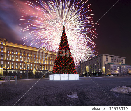 Fireworks in Moscow, Russia 52938559