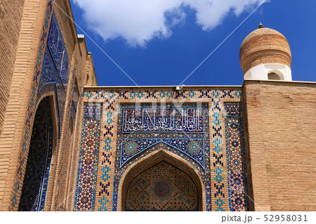 中央アジア シルクロードの旅 ウズベキスタン サマルカンド シャーヒズィンダ廟群 中央アジア シルクロードの旅 ウズベキスタン サマルカンド シャーヒズィンダ廟群 52958031