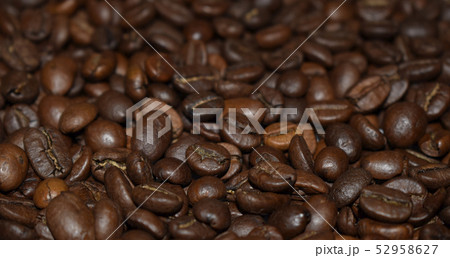 Roasted coffee beans, coffee, aromatic food and 52958627