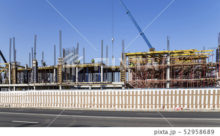 Multi-storey building under construction 52958689