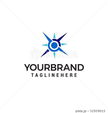 compass logo design concept template vector 52959015