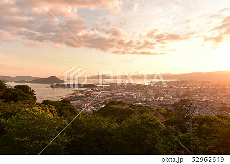 夕景　黄金山からの眺め　宇品・宮島方面 52962649