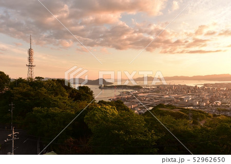 夕景　黄金山からの眺め　宇品・宮島方面 52962650