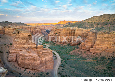View of Charyn Canyon, Kazakhstan 52963994