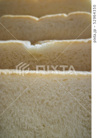 A layer of bread in the morning breakfast 52964350