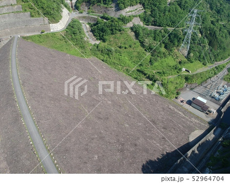 空撮　上大須ダム（奥美濃水力発電所） 52964704