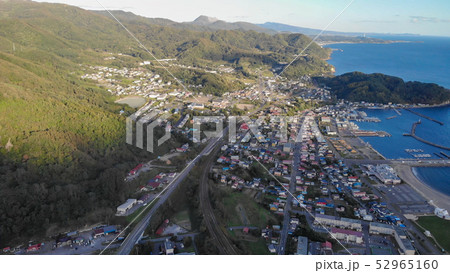 空撮　北海道　地方都市 52965160
