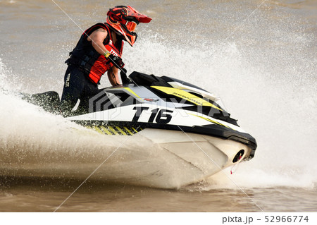 Unidentified jet ski racer at Jet ski pro tour #3, 52966774