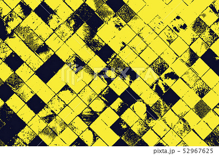 黄色と黒のグランジ背景テクスチャー 高画質アナログタッチ のイラスト素材 52967625 Pixta
