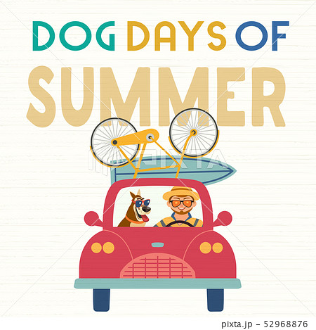 Time for adventures flat color vector illustration Time for adventures flat color vector illustration 52968876