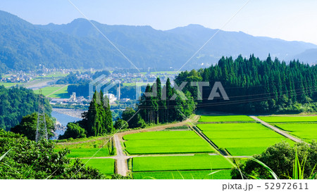 夏の農村風景 夏の農村風景 52972611