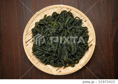 塩漬けワカメ 塩漬けワカメ 52973422