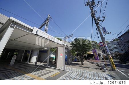 日本の東京都市景観　多摩川駅などを望む 52974036
