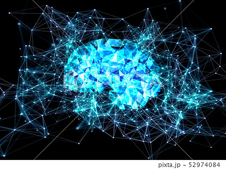 人工知能のイメージのイラスト素材