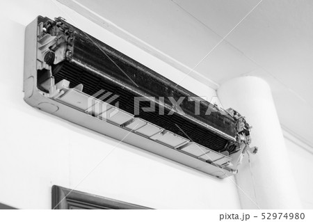 Air conditioner take off the mask. Air conditioner take off the mask. 52974980