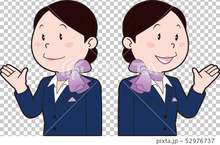 女性客室乗務員 52976737