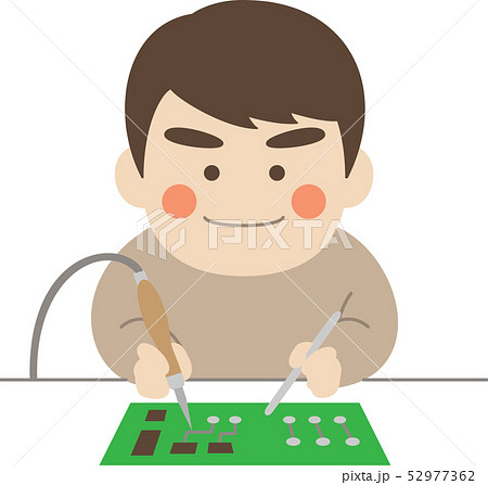 男性キャラクターはんだ付け 男性キャラクターはんだ付け 52977362