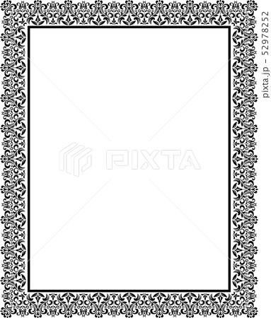 Decorative frame Elegant element for design in 52978252