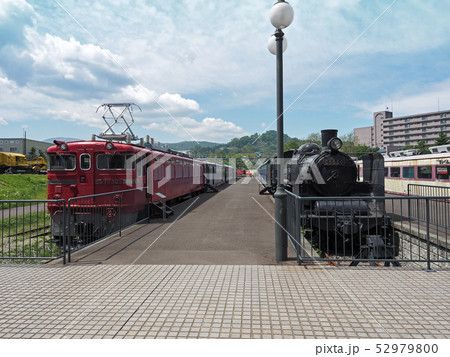 ＥＤ７６ ５０９とＣ５５ ５０／小樽市総合博物館　屋外車両展示ホーム 52979800
