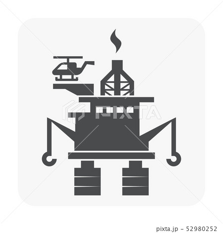 oil rig icon oil rig icon 52980252