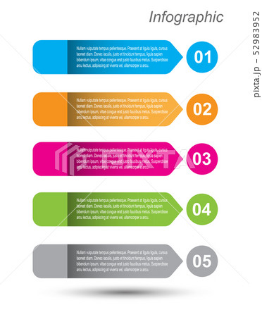 Modern Design Template, can be used for info-graph 52983952