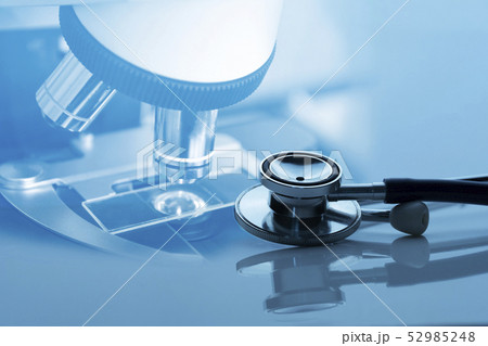 stethoscope and microscope for medical doctor stethoscope and microscope for medical doctor 52985248