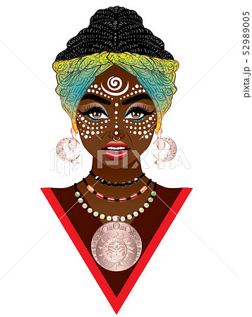 African voodoo woman 52989005