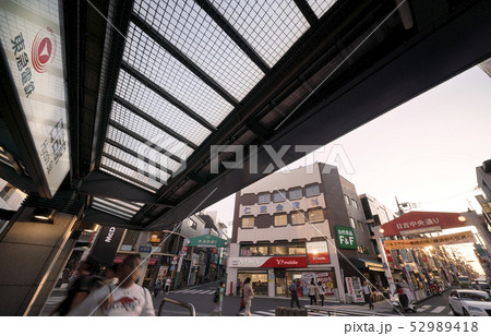 日本の横浜都市景観　日吉駅などを望む 52989418