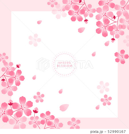 桜 春 背景のイラスト素材