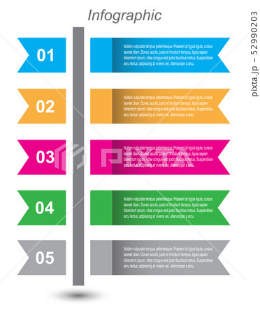 Info-graphic design template.  52990203