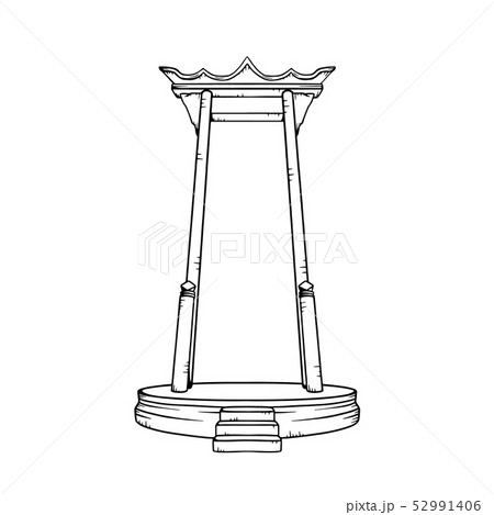 Giant Swing Thailand illustration. 52991406