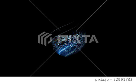 CGスフィアとレーザー CGスフィアとレーザー 52991732