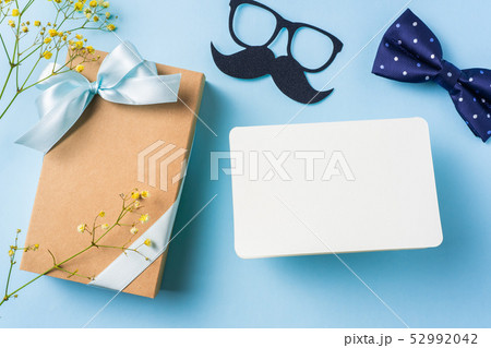 top view of fathers day concept with copy space top view of fathers day concept with copy space 52992042