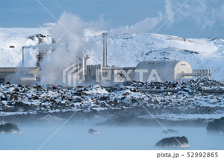 Geothermal power plant of Grindavik, Iceland 52992865