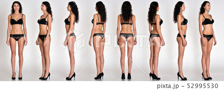Many woman figures full lengh from all angles in Many woman figures full lengh from all angles in 52995530