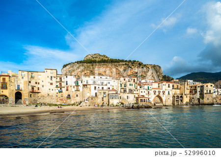 Cefalu, medieval village of Sicily island, Italy 52996010