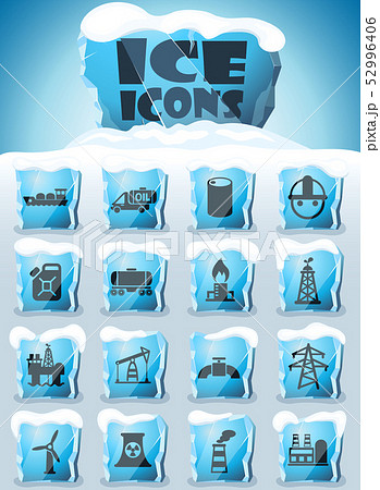 industry icon set 52996406