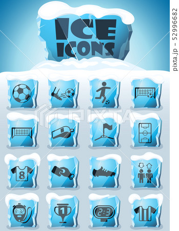 football icon set 52996682