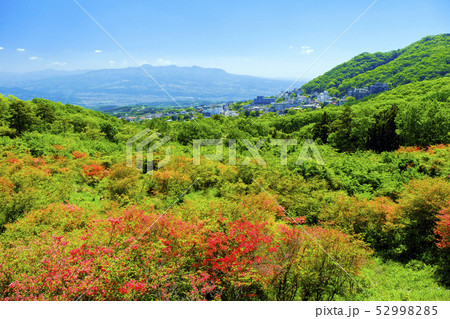 伊香保温泉と赤城山 伊香保温泉と赤城山 52998285